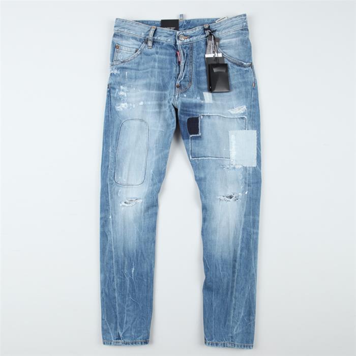 WIZWID:위즈위드 - [DSQUARED2:디스퀘어드2]디퀘16ss 멀티패치 연청디스진 트베 S74la0887 470  WIZWID